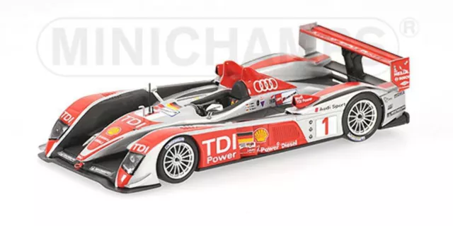 Minichamps 400089801 AUDI R10 BIELA PIRRO WERNER 24H LE MANS 2008 Modell 1:43