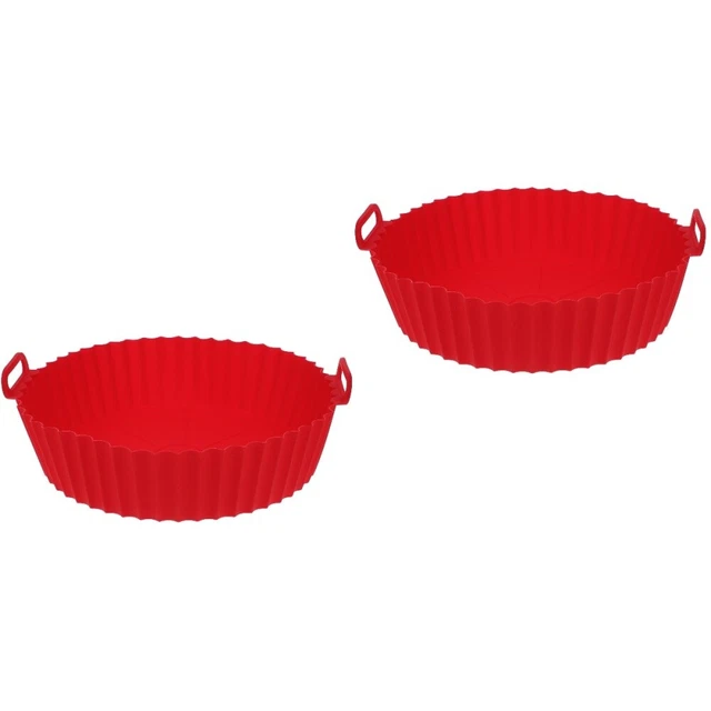 Friggitrice ad aria gel di ciottoli 2 pezzi friggitrice ad aria calda in silicone lavabile