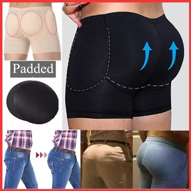 Mens Butt Lifter Shapewear Shaper Booty Enhancer Panty Padded Briefs Fake  Ass