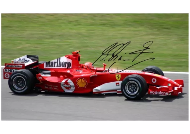 Michael Schumacher Autogramm Formel-1 + Jordan Benetton Ferrari Mercedes deutsch