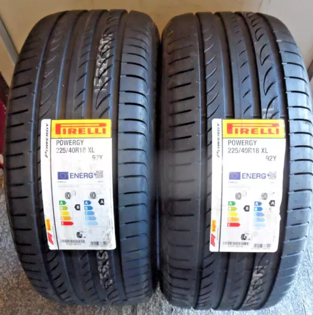 225 40 18 Pirelli Powergy  XL 225/40R18 22540R18 (2 Tyres)