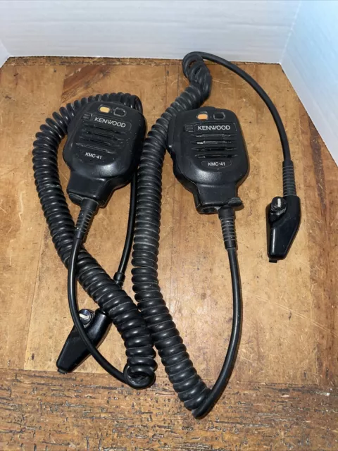 2-OEM Kenwood KMC-41 Speaker Microphone For NX-200 TK-3140 TK-5210 TK-2180 - C14