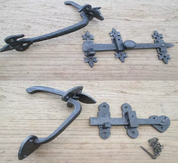 Wrought Cast Iron Antique Cottage Suffolk Thumb Door Latch