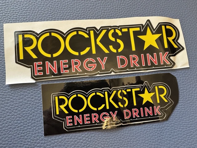 Adesivo Decalcomania Vinile Rockstar Energy Drink - Simbolo Stella Per Laptop, Auto, Vetro