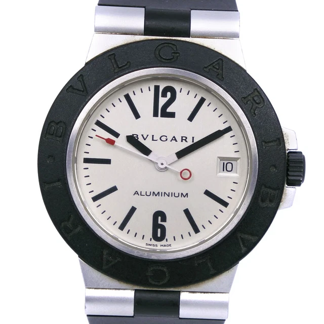 BVLGARI DIAGONO AL38A L3276 Aluminum Silver Women s Watch 257.00