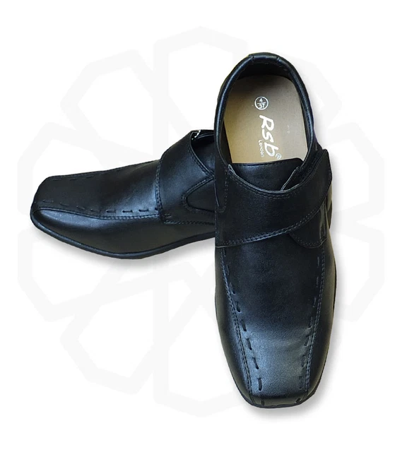 Scarpe formali slip on nere per ragazzi comunione ballo di nozze per abiti