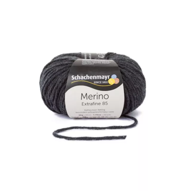 MERINO EXTRAFINE 85 von Schachenmayr - Farbe 00298 - 50 g / ca. 85 m Wolle