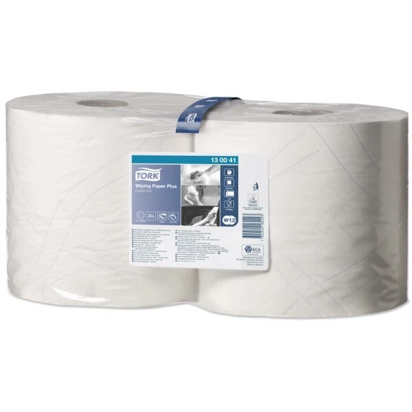 Rullo tergicristallo combinato 2 strati bianco Prem 2x255m 130041 Tork prodotto originale di alta qualità