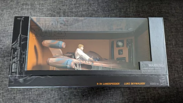 [NEU & OVP] STAR WARS - Black Series: X-34 Landspeeder & Luke - SDCC