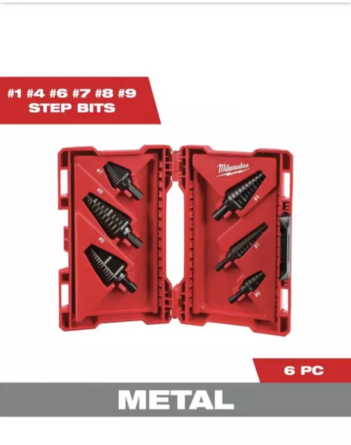 Milwaukee 48-89-92241 Black Oxide Step Drill Bit Set (6 Piece) 2