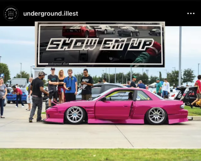 Underground Illest Show Em Up Tsuchiya Japan car stickers decals jdm Slap