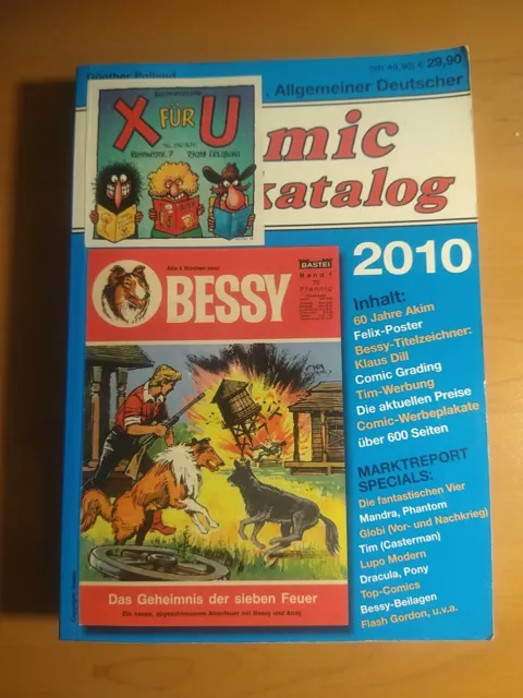 1. Allgemeiner Deutscher Comic Preiskatalog - Ausgabe 2010 Norbert Hethke Verlag