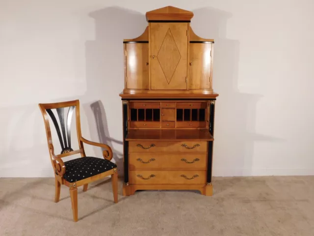 THOMASVILLE Grand Classics Beidermeier Abbatante Secretary Desk & Arm Chair