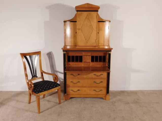 THOMASVILLE Grand Classics Beidermeier Abbatante Secretary Desk & Arm Chair THOMASVILLE Grand Classics Beidermeier Abbatante Secretary Desk & Arm Chair