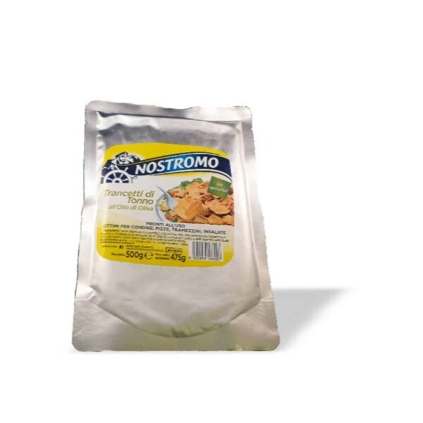 TONNO ALL'OLIO DI OLIVA NOSTROMO  500gr. FONTE DI PROTEINE RISPETTANDO ZONE FAO