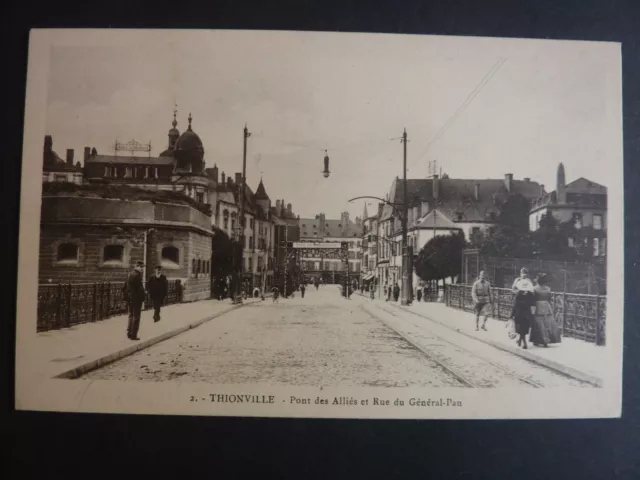 THIONVILLE Diedenhofen Moselle CPA 57 Allied Bridge
