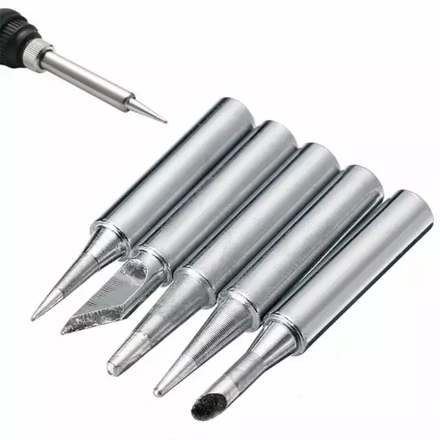 5pc/Set 900M-T Soldering Tip Pure Metal Electric Iron Head Series Solder Tool XY