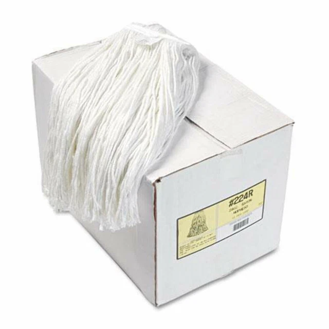 BWK224RCT - Boardwalk Premium Cut-End Wet Mop Heads (BWK224RCT)