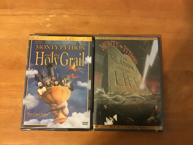 CLASSIC MONTY PYTHON (2 DVD LOT) The Holy Grail, Meaning of Life $7.99 ...