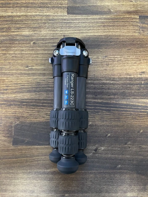 New  LEOFOTO Mini Carbon Tripod ls223c LH25R Free Pan Head Set