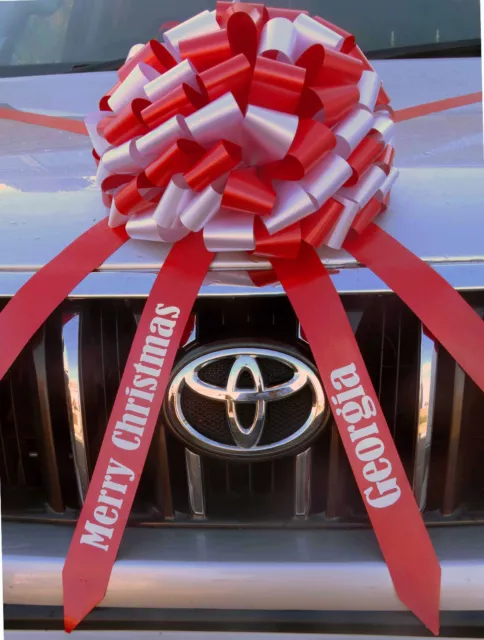 BIG CAR BOW - Mega Giant Extra Large Bow New Cars, Birthday Presents, XMAS  Gifts
