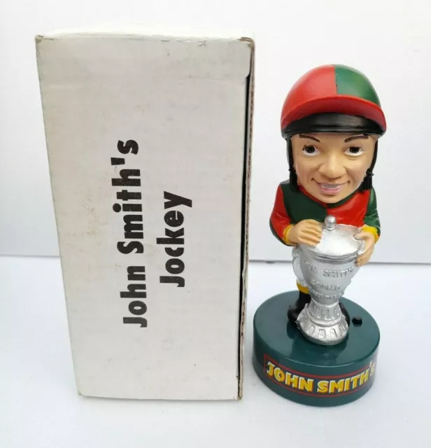 John Smiths Grand National Talking Figure ~ Jockey ~ Bnib!