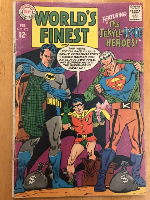 World's Finest 173 DC Comics 1968 Silver Age Two-Face Good 2.0