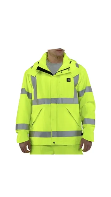 High-Visibility Waterproof Class 3 Thermal-Lined Jacket