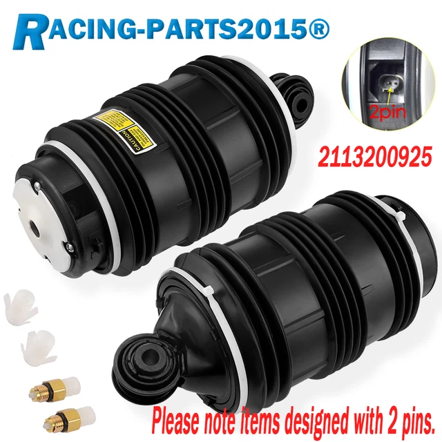 FanPaYY Luftfederung Für Mercedes-Benz W211 E-Klasse | Hinterachse Luftfederbälge Kompatibel Mit CLS C219 & S211