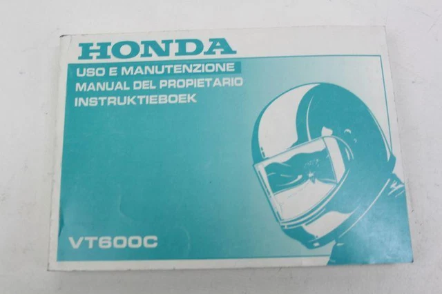 Manuale Uso E Manutenzione Honda Vt 600 C Shadow 1994 Istruktieboek