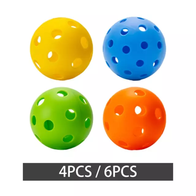 Indoor Pickleball Balls 26 Holes Hard 74mm for Tournament