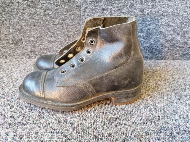 Coppia Stivali Vintage Hobnail Taglia 13 Suole Galleshod