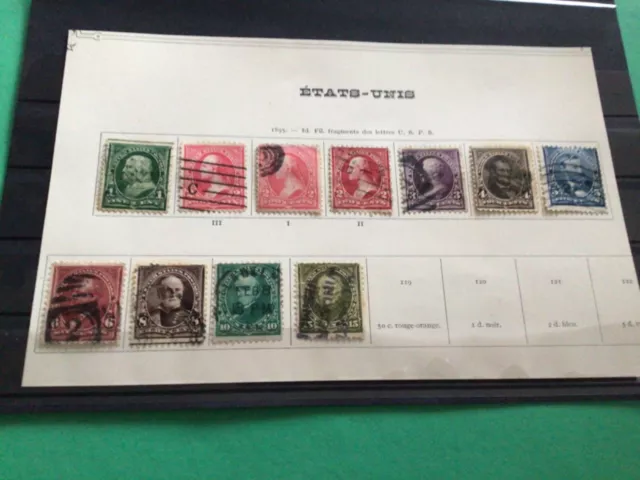 United States  1895 used  stamps A12453