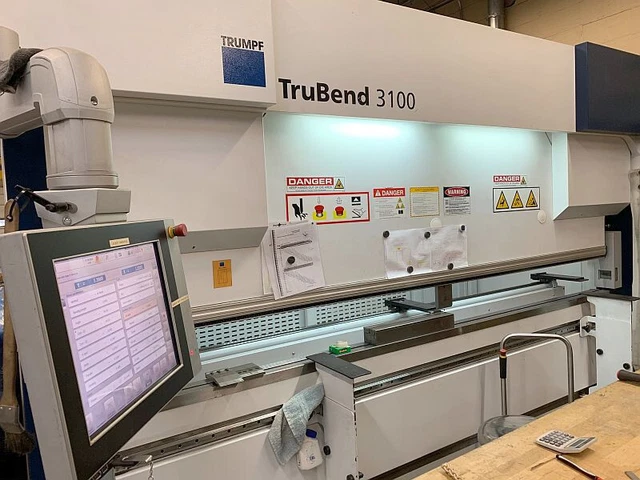 TruBend 3100 99 Tons CNC Press Brake W/ 4th-Axis Backgauge