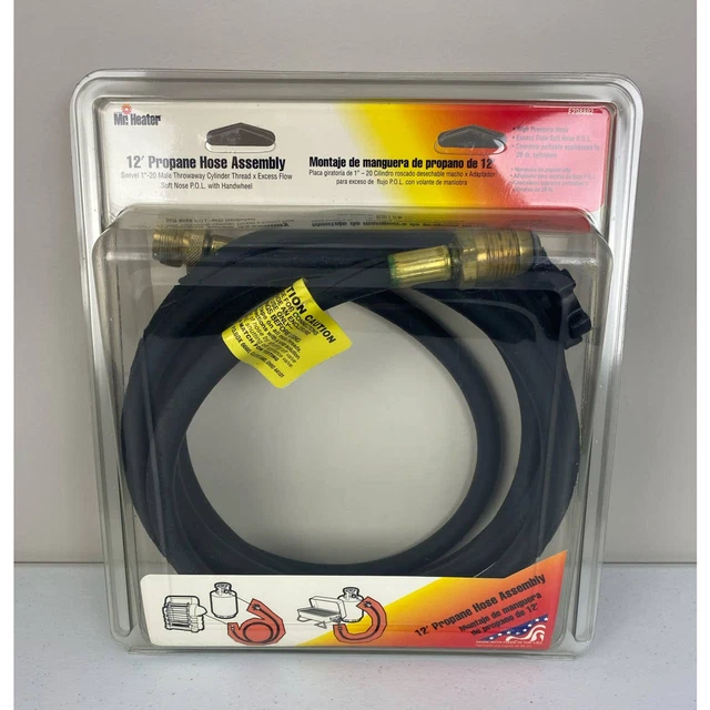 NEW IN PACKAGE Mr. Heater 12' Propane Hose Assembly F298802