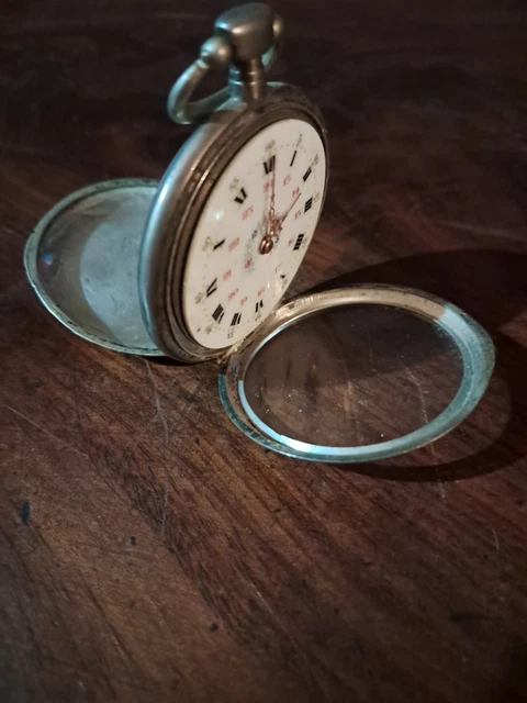 Montre à Gousset Ancienne En Argent - Vintage Sortie De Grenier - Occasion