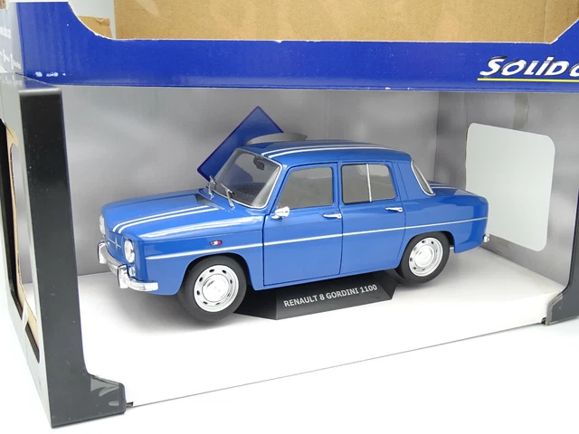 Solido 1/18 – Renault 8 Gordini 1100 Bleue (état Neuf, Occasion)
