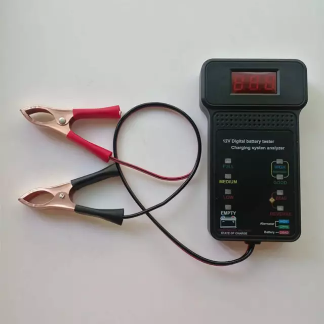 Car Battery Tester 12V Automotive Battery Checker Sturdy Digital Test Tool