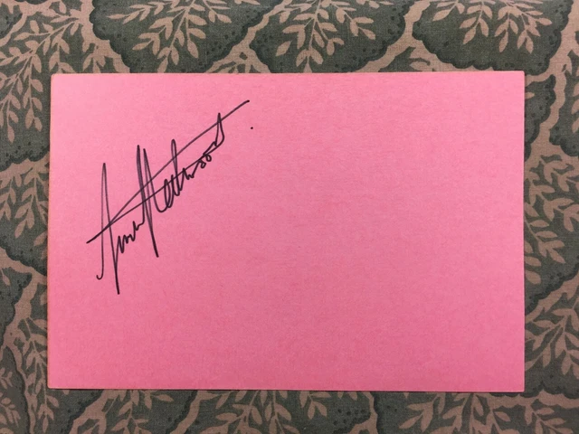 Anne Fleetwood - Star Wars: Episode VII -  Harry Potter - Autographed 1975