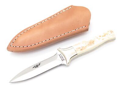 Vtg Parker American Blade Seki Japan Fukuta AUS-6A Bone Fixed Dagger Boot Knife