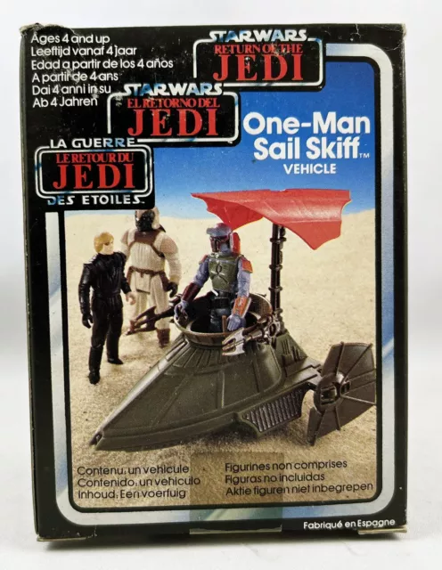 Star Wars Trilogo ROTJ 1984 - Kenner - Mini Rigs : One-Man Sail Skiff (Neuf Boit