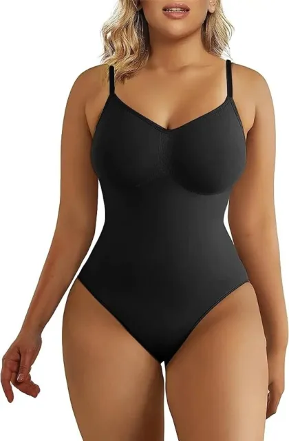 SPANX ASSETS STRAPLESS Cupped Bodysuit Very Black Shapewear Slimming womens  L £27.42 - PicClick UK