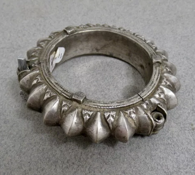 Ancien Bracelet Argent Inde