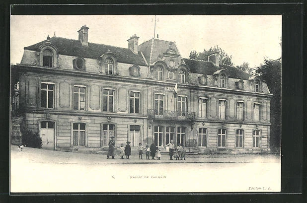 CPA Parmain, Mairie, Motiv vom Hôtel de Ville