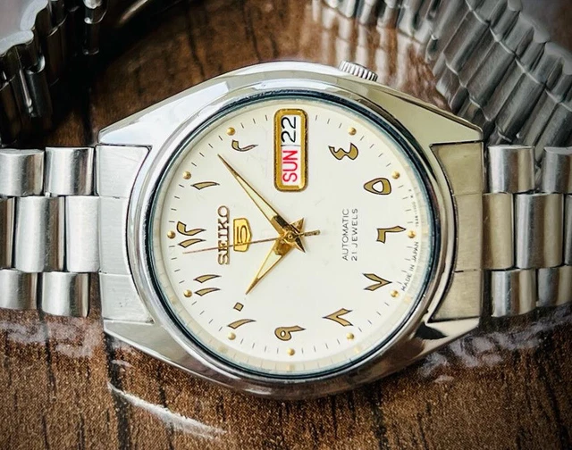 OROLOGIO SEIKO UOMO Quadrante Madreperla Mod - 7002-7001 Classico - Foto 8