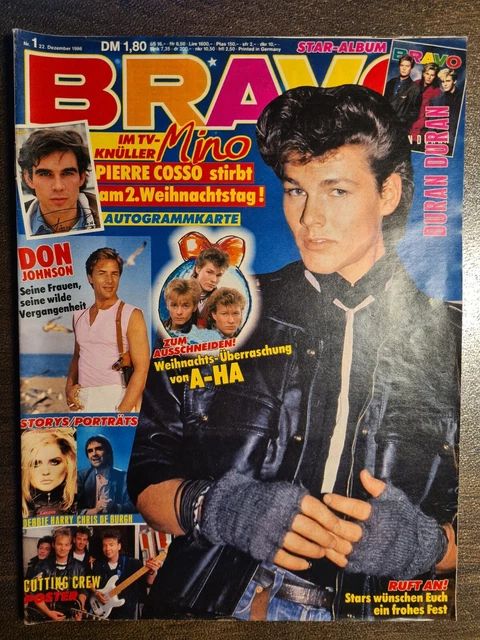 BRAVO 01/1986 Heft Komplett - Don Johnson, A-Ha, Bon Jovi, Spandau Ballet - Top!