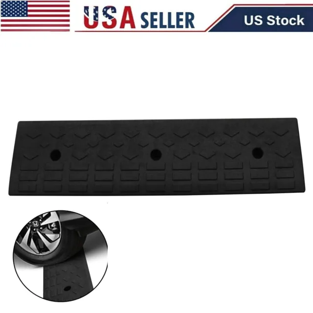 39.4" Rubber Loading Dock Rubber Curb Ramp Heavy Duty Rubber Car Slope Ramp USA