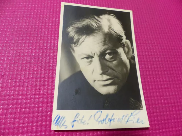 WOLFRIED LIER Autogramm signiert auf 9x14 cm Autogrammkarte