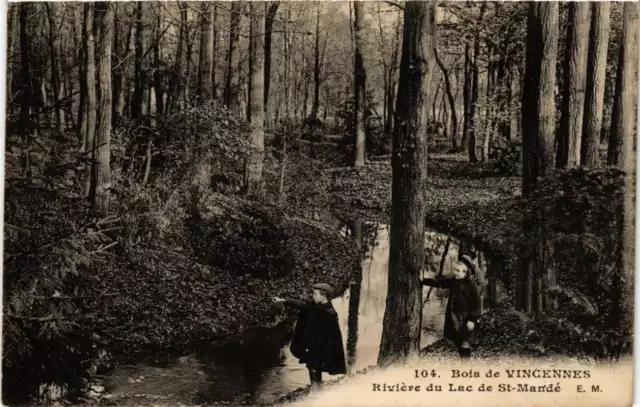 CPA PARIS 12th Bois de VINCENNES Riviere du Lac de St-Mandé (672694)