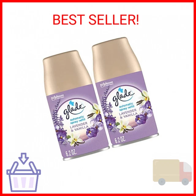 Glade Automatic Spray Refill, Air Freshener for Home and Bathroom, Lavender & Va